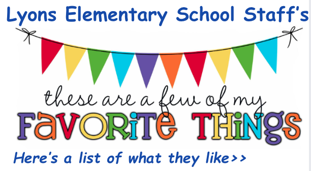 Staff's Favorite Things